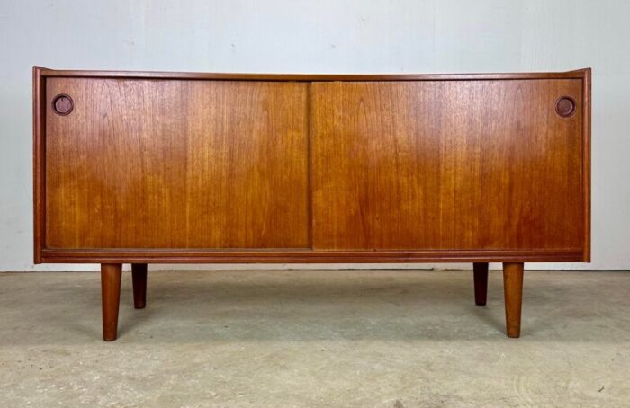 mid century danish modern credenza sideboard by arne hovmand olsen for mogens kold 7344