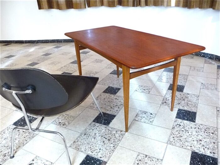 mid century danish modern teak coffee table 1960s 3