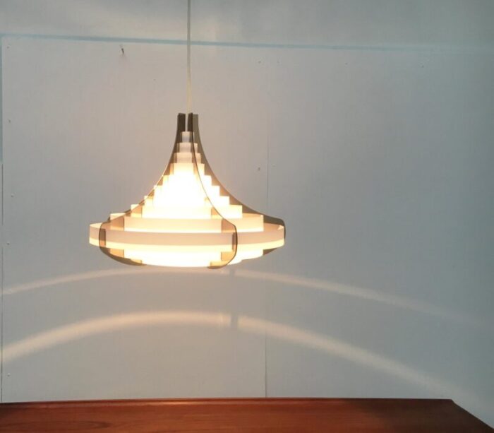 mid century danish plastic ceiling lamp by flemming brylle preben jacobsen 16