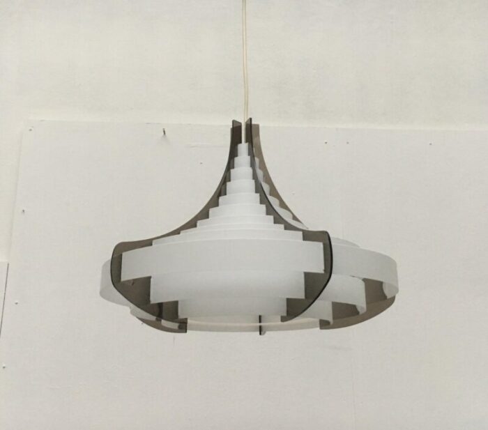 mid century danish plastic ceiling lamp by flemming brylle preben jacobsen 17