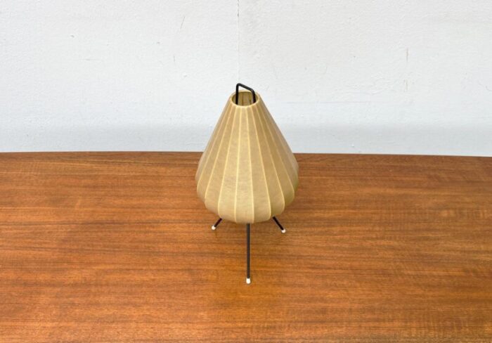 mid century dutch cocoon minimalist tripod table lamp from artimeta 1960s 5