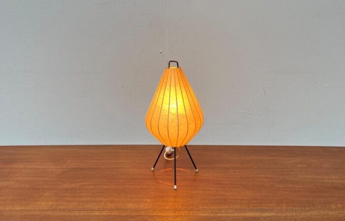 mid century dutch cocoon minimalist tripod table lamp from artimeta 1960s 8