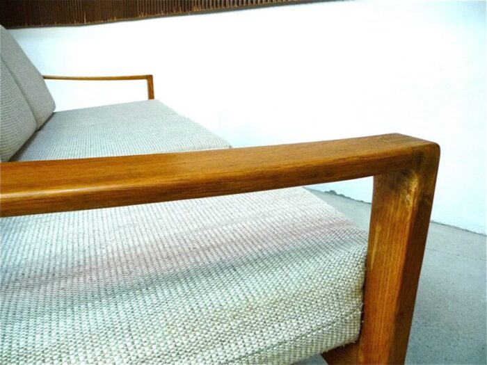 mid century german 3 seater sofa from wk wohnen 1960s 7