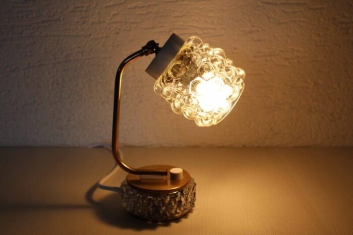 mid century glass table lamp 1950s 2