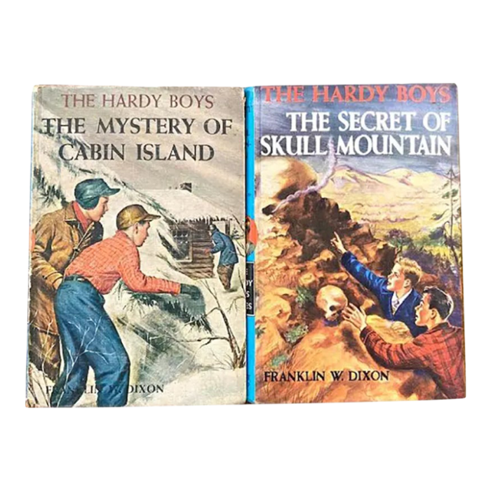 mid century hardy boys books 3211