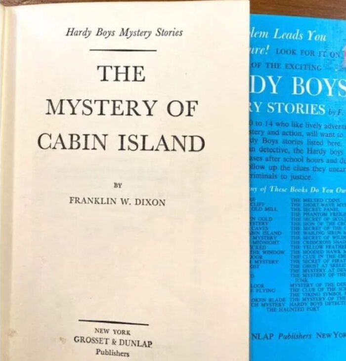 mid century hardy boys books 5844