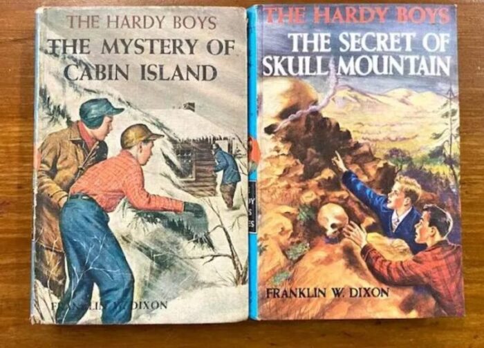 mid century hardy boys books 8006