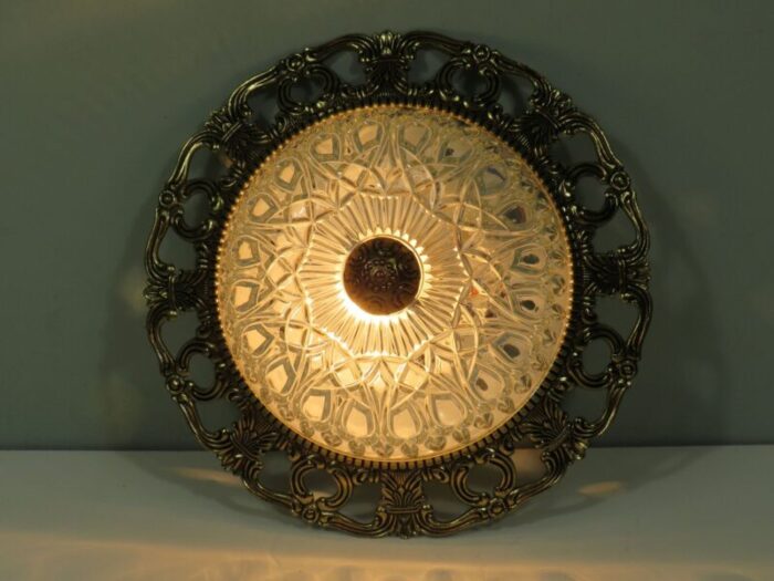 mid century hollywood regency ceiling lamp from massive 1960s 2