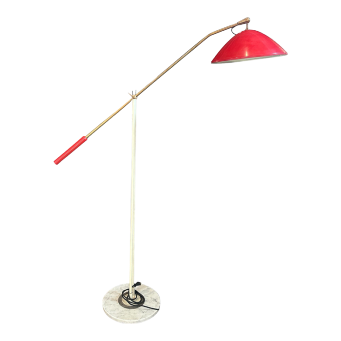 mid century italian rare floor lamp by stilnovo 1950s 3106