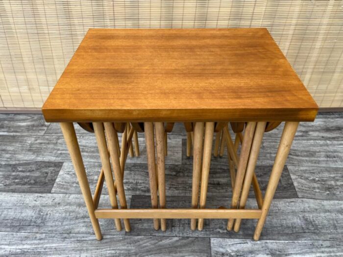 mid century modern nesting tables by bertha schaefer for singer and sons circa 1950s 2831