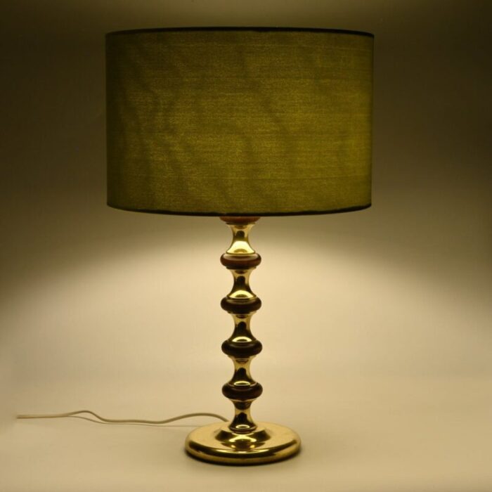 mid century swedish brass table lamp from ivars 1970s 2