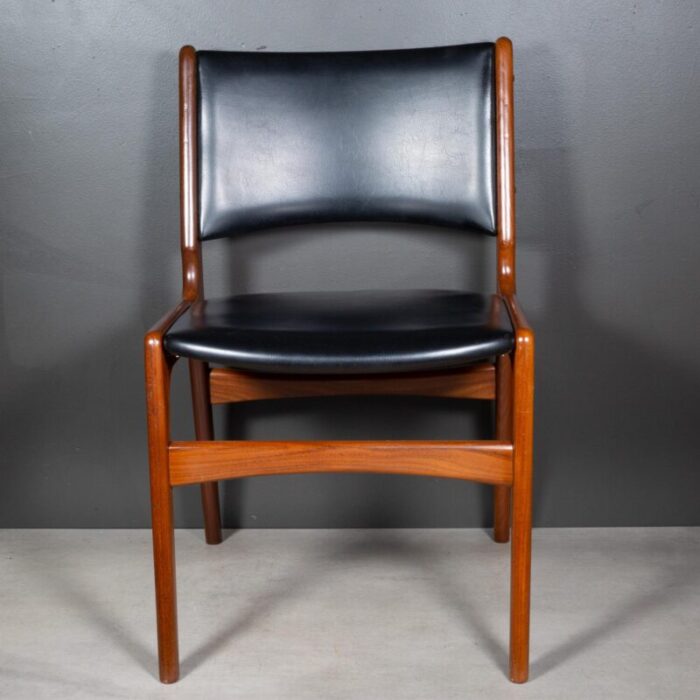 mid century teak model 89 eric buch for povl dinesen dining chairs c1960 2247