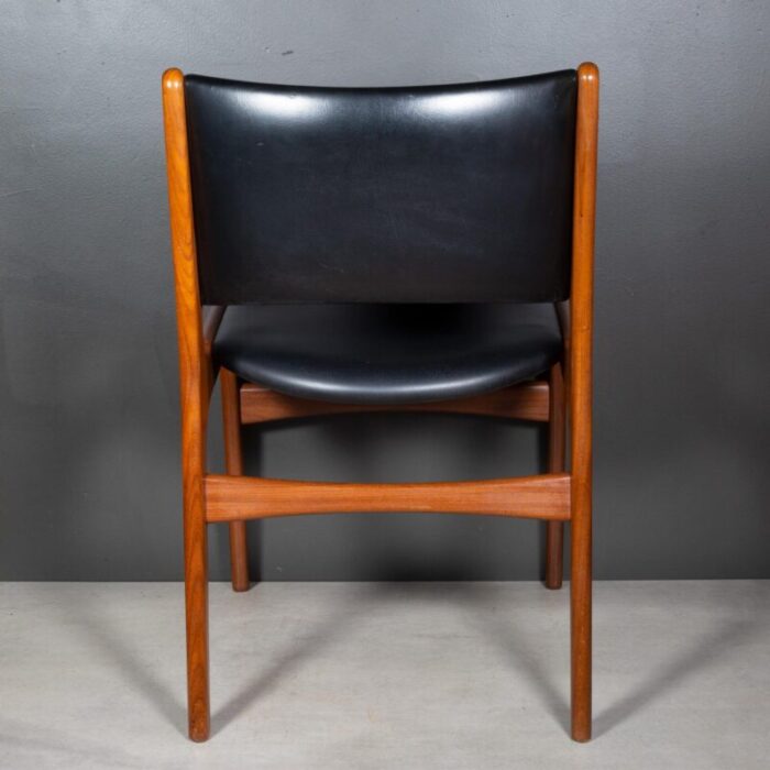 mid century teak model 89 eric buch for povl dinesen dining chairs c1960 3996