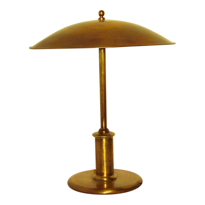 midcentury modern bras table lamp from 1960s 5196