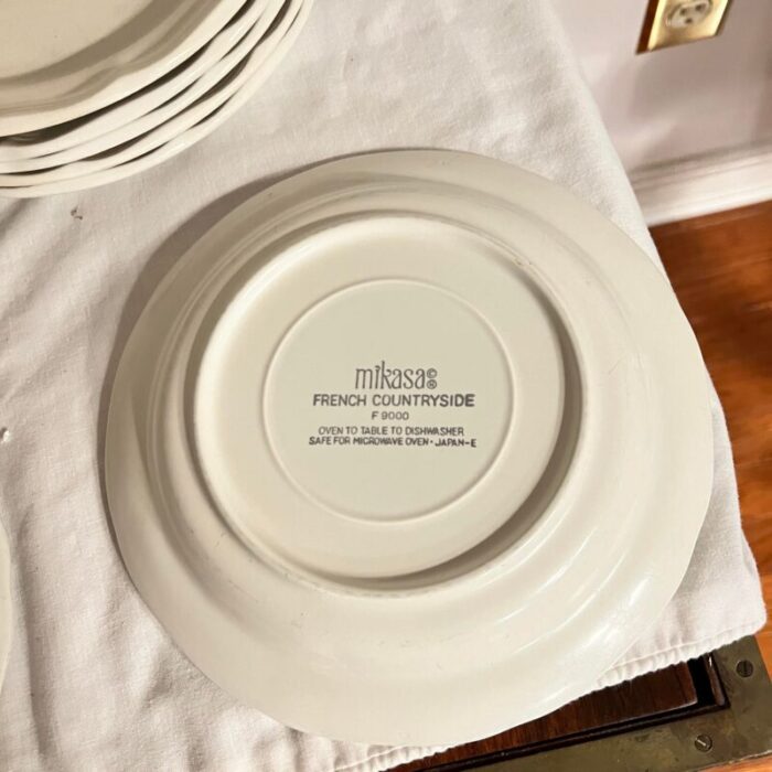 mikasa french countryside white ironstone salad plate 5503