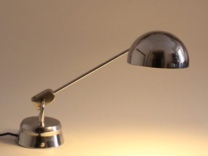 model 600 chrome lamp by charlotte perriand for jumo 1940s 6