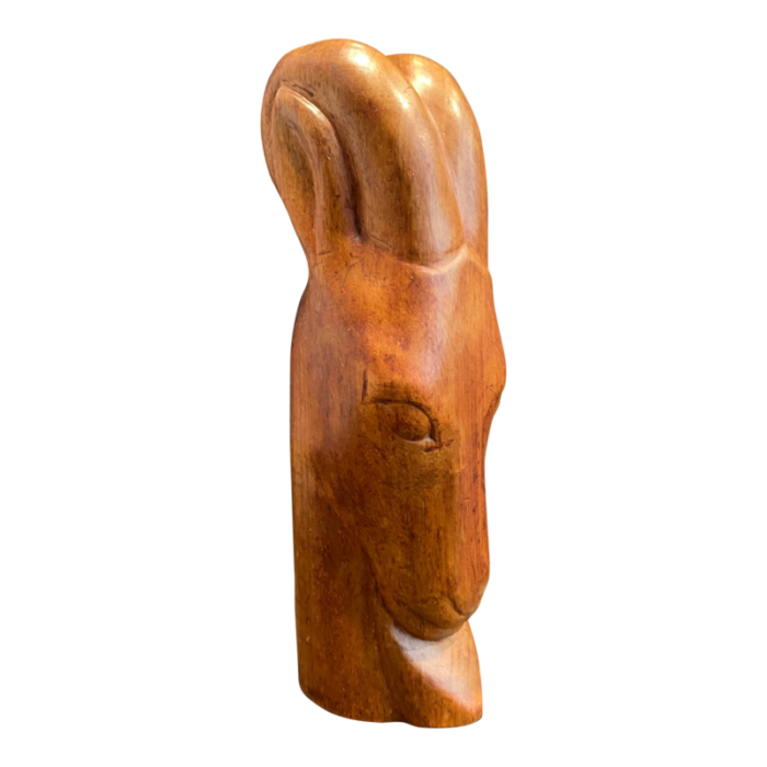 modern ram wooden sculpture 7052