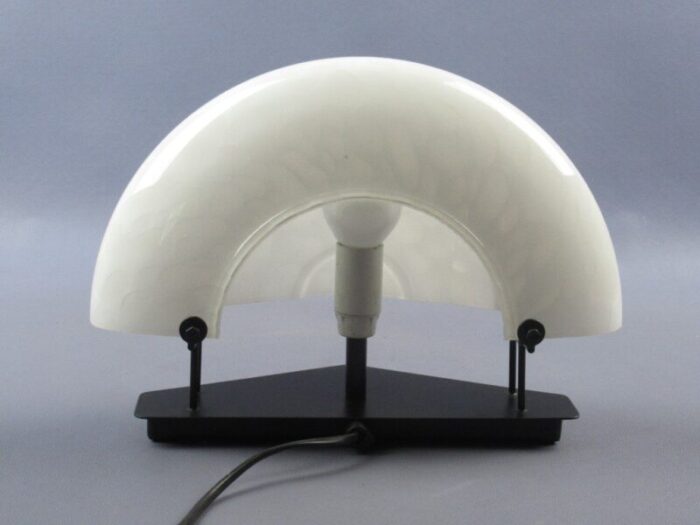 murano glass crescent table lamp 1980s 4