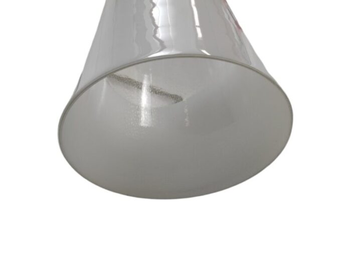 murano glass pendant lamp from mazzega italy 1970s 7