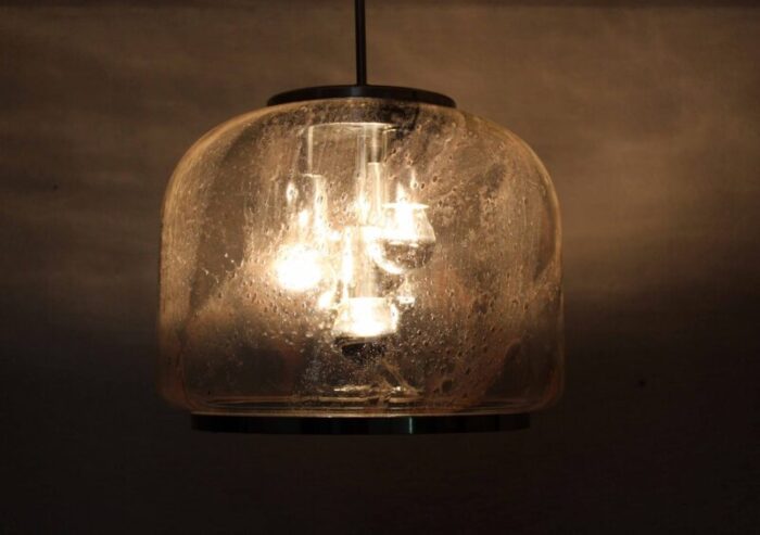 murano glass pendant light by doria leuchten for doria leuchten 1960s 4