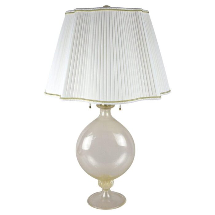 murano glass table lamp by barovier tosso 1960 1