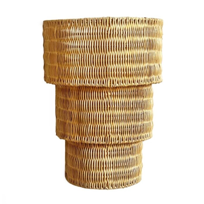 natural wicker stack wall sconce 1