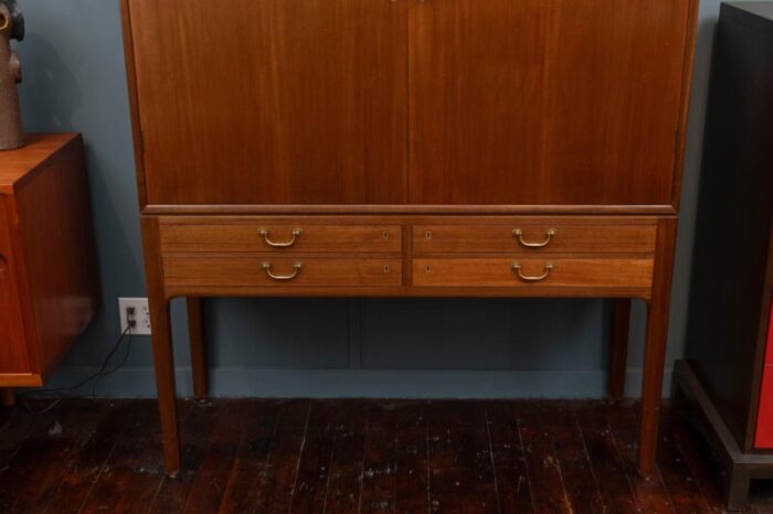 ole wanscher tall cabinet for aj iversen denmark 7276