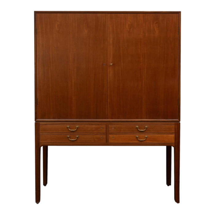 ole wanscher tall cabinet for aj iversen denmark 9604