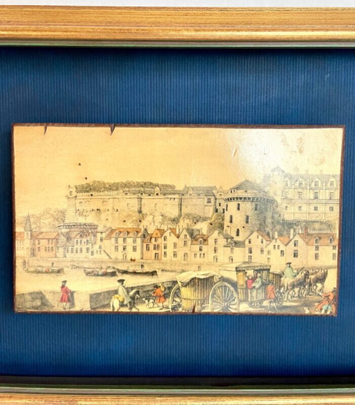 pair of custom framed mounted prints of canalettos dresden views 9901