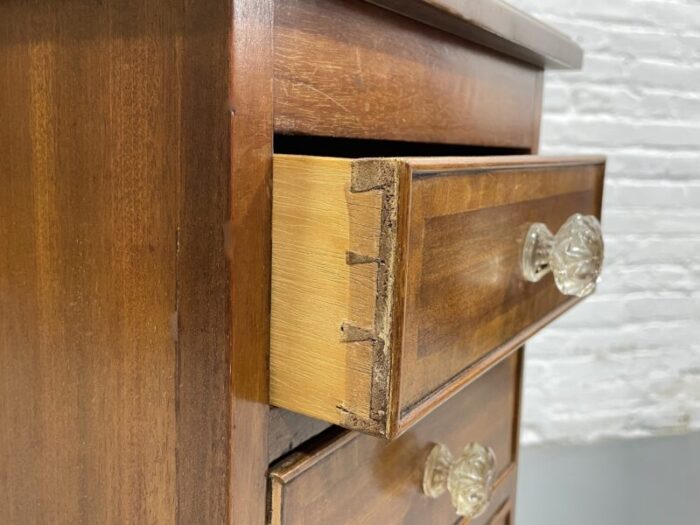 pair of federal style mahogany cabinets c early 1900s 7878