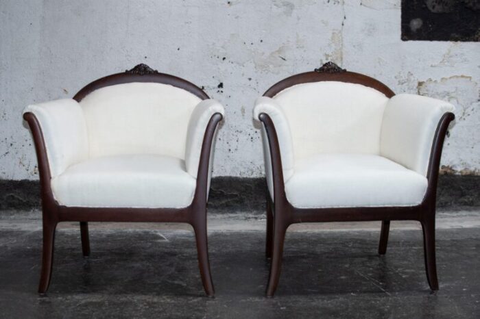 pair of swedish grace arm chairs com ready 1687