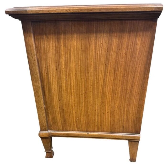 pair of thomasville spanish revival pecan wood nightstands or side tables made in 1964 8343