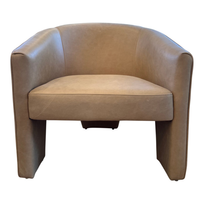 palermo nude leather chair 8652