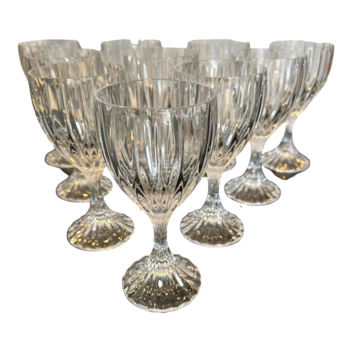 park lane by mikasa crystal glass water goblets set of 10 4394