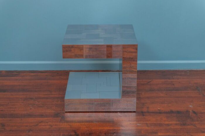 paul evans cityscape side table signed 0925