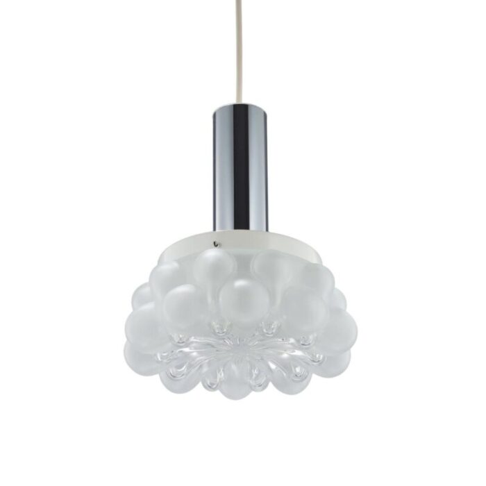 pendant lamp in iconic bubble by helena tynell for honsel 1970s 10