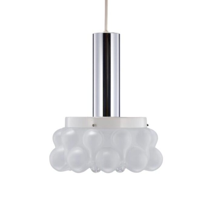 pendant lamp in iconic bubble by helena tynell for honsel 1970s 11