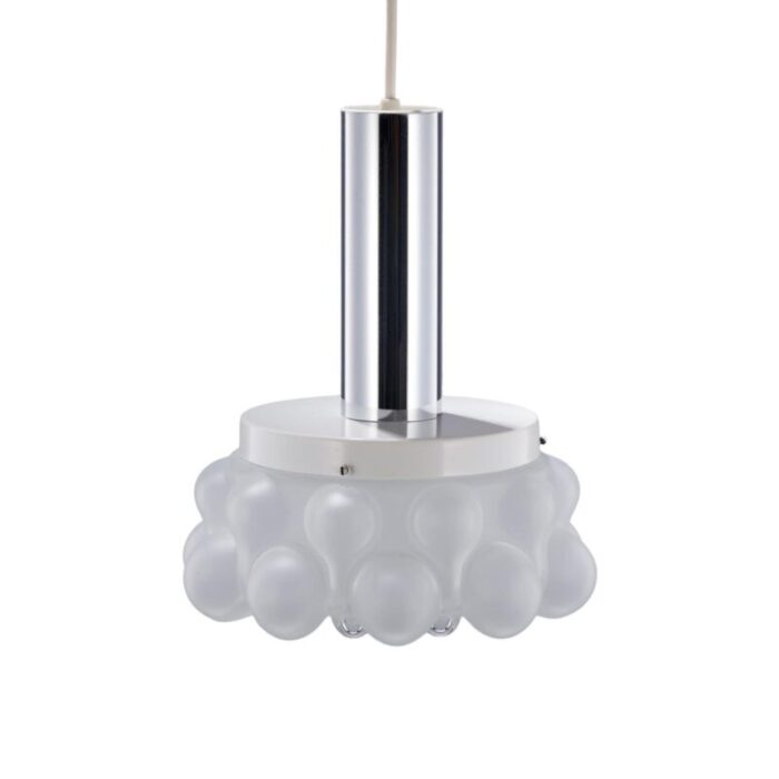 pendant lamp in iconic bubble by helena tynell for honsel 1970s 12