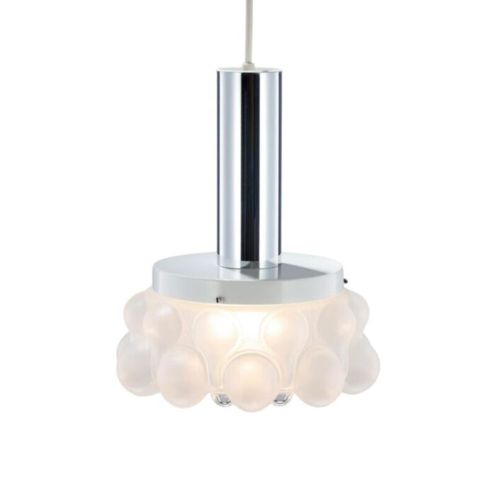 pendant lamp in iconic bubble by helena tynell for honsel 1970s 14