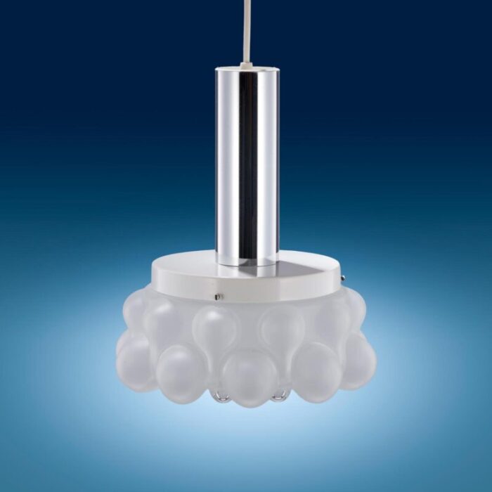 pendant lamp in iconic bubble by helena tynell for honsel 1970s 9