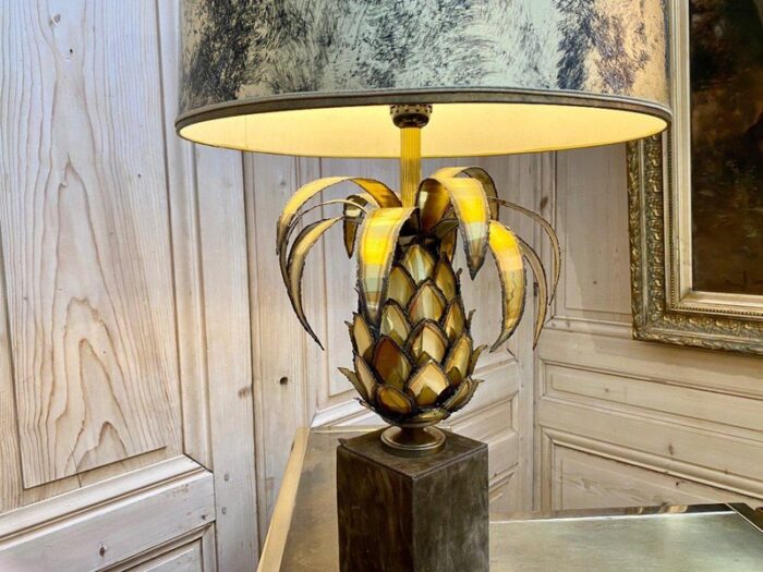 pineapple lamp from maison jansen 5