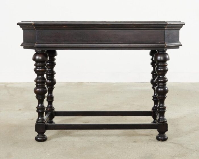 portuguese style ebonized spinet secretary desk by tommy bahama 9714