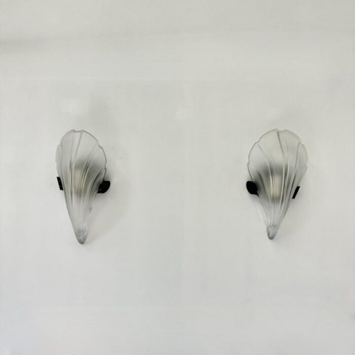 postmodern shell wall lamps 1980s 20