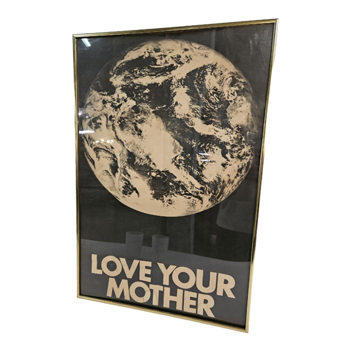 rare love your mother poster environmental action 1972 6391