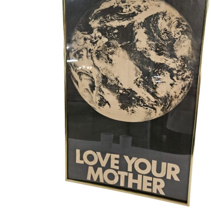 rare love your mother poster environmental action 1972 8507