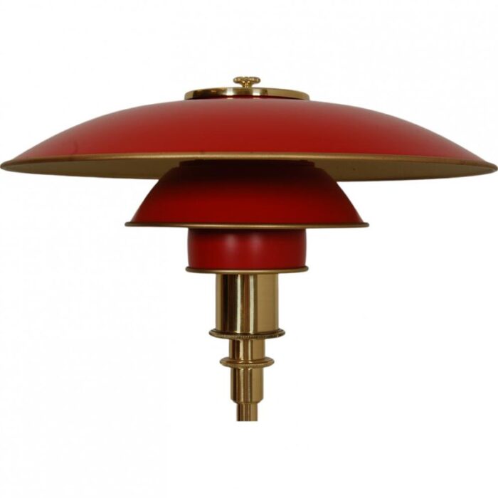 red ph3 2 table lamp from poul henningsen 1990s 2