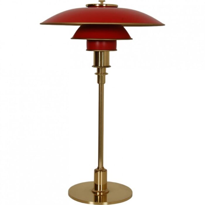 red ph3 2 table lamp from poul henningsen 1990s 8