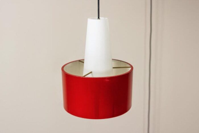 red wall lamp model 2601 by gaetano sciolari for stilnovo italy 1950s 9