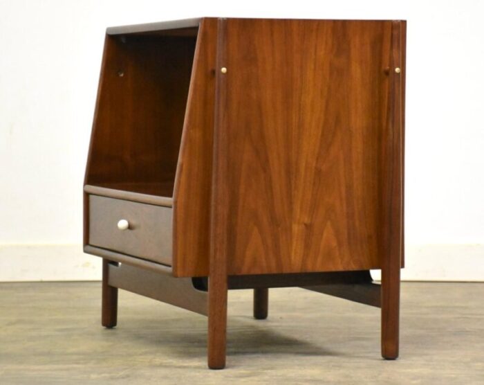 refinished kipp stewart declaration walnut nightstand 9374