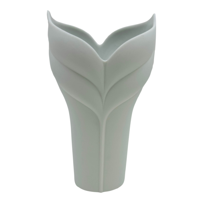 rosenthal white bisque calla lily vase by ute feyl of germany 0875